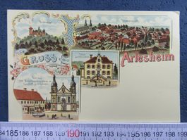 ARLESHEIM BL AK LITHO-REPRO UM 1895