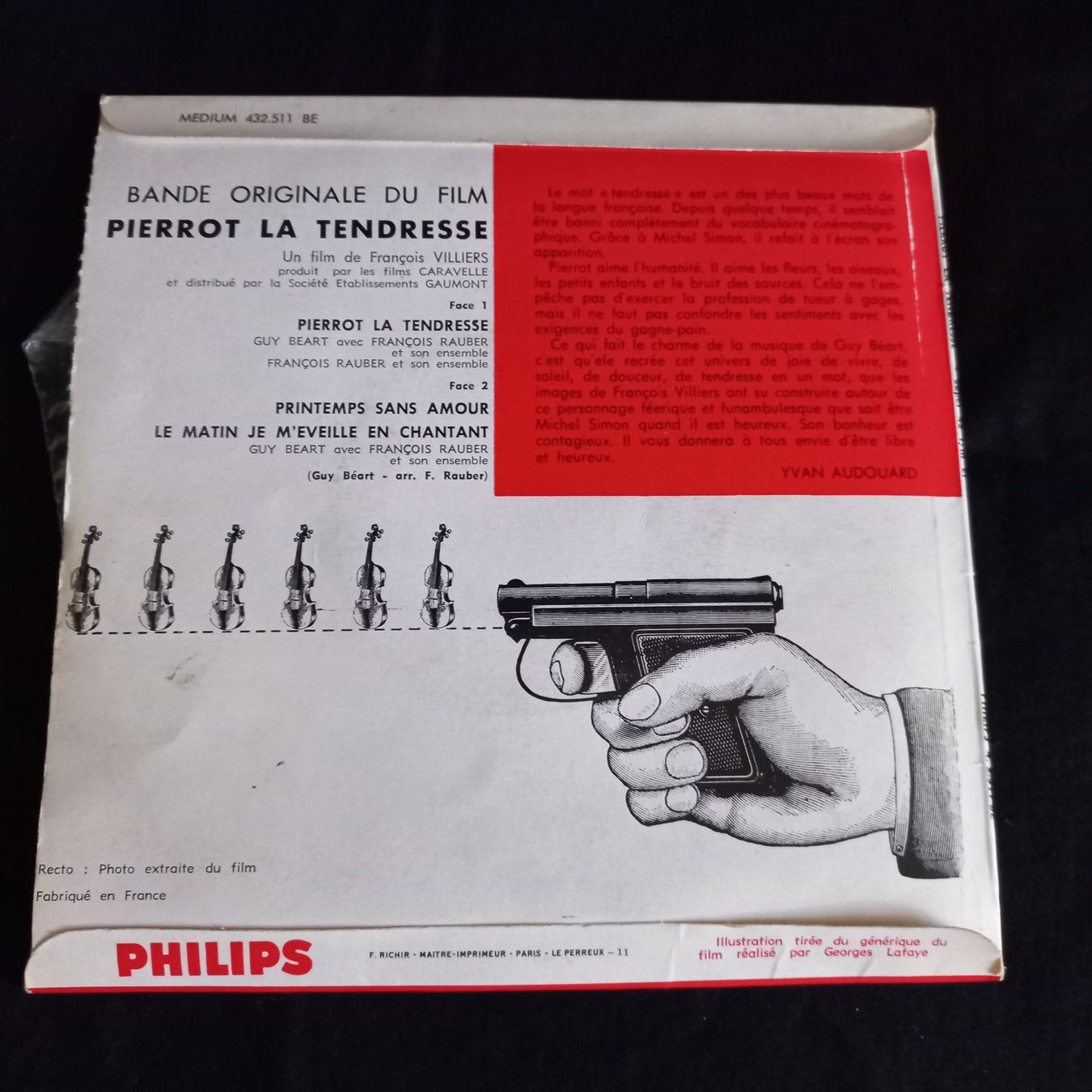 Dischi in vinile: Pierrot la tendresse Guy Béart, disque vinyle Philips – Usato da Biel/Bienne venduto da Kra_8tdc 1