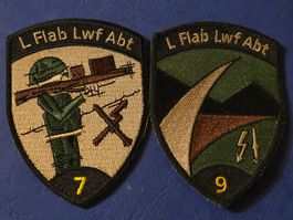 L Flab LWF Abt 7 und 9 Stabsbttr Klett Badge