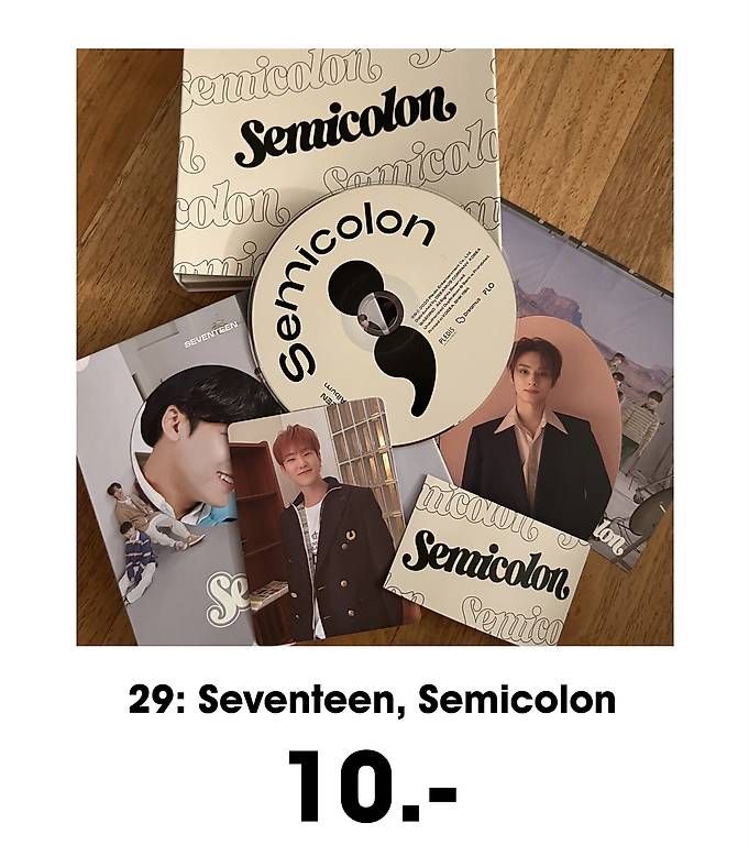 CD: Seventeen Semicolon Album – Usato da Rüfenacht BE venduto da lis_rc6n
