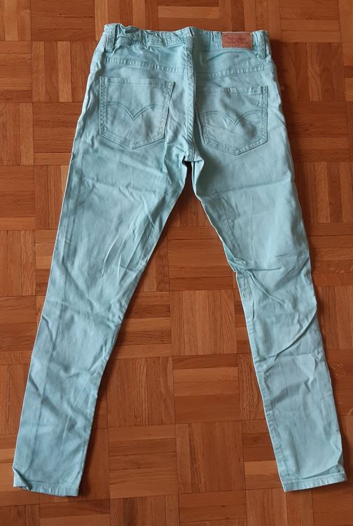 Jeans Levi's skinny turquoise 3