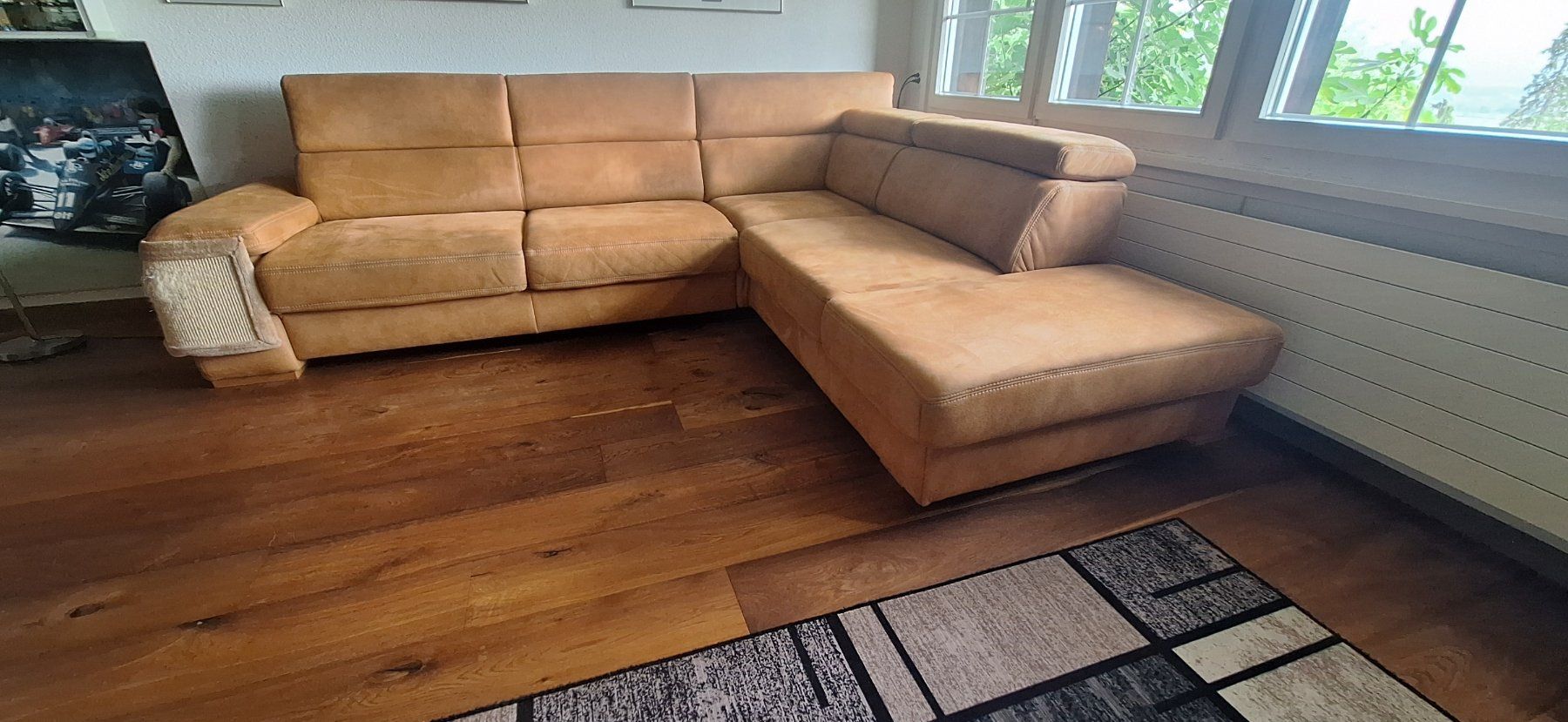 Sofas: Polstergarnitur /Ecksofa  Microfaser  Braun 175cm x 230cm – Gebraucht aus Rebstein von Type25 8