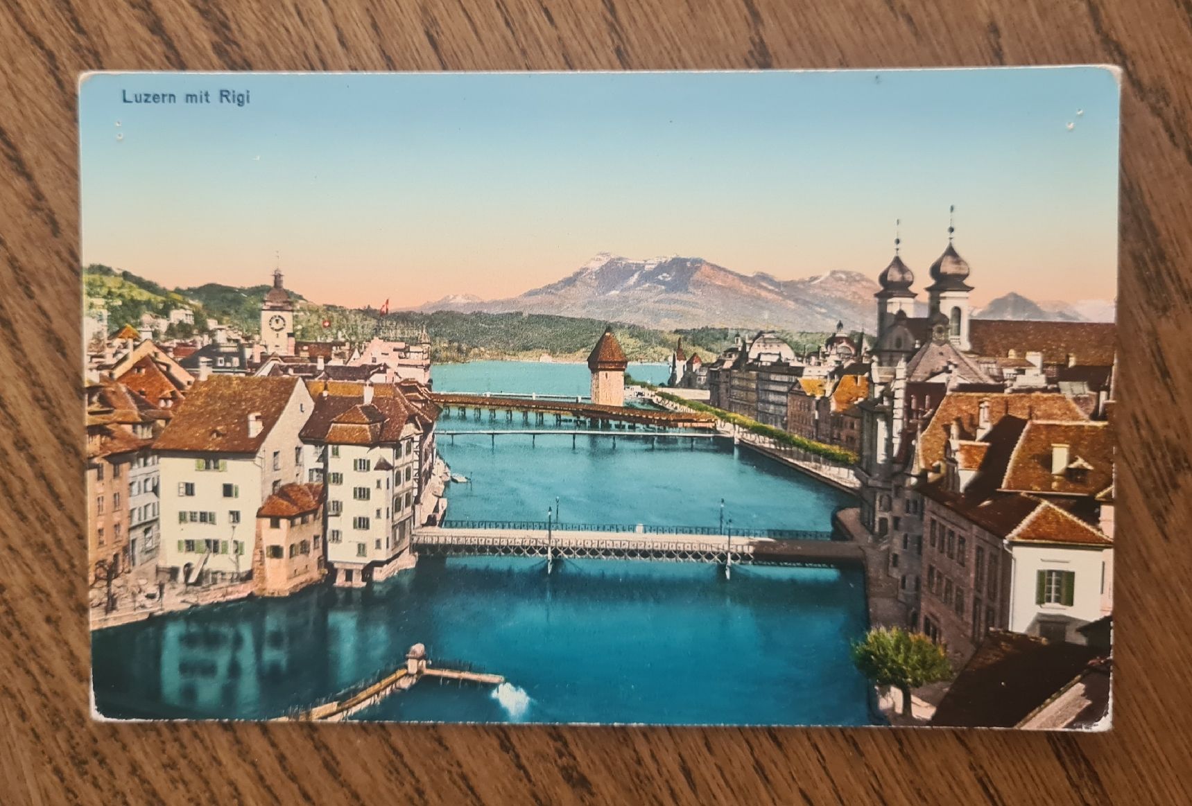 Cartoline postali: Luzern mit Rigi – Usato da Ebikon venduto da Donar50