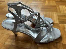 Dune London Sommer Sandaletten Silber Gr 39 Top!