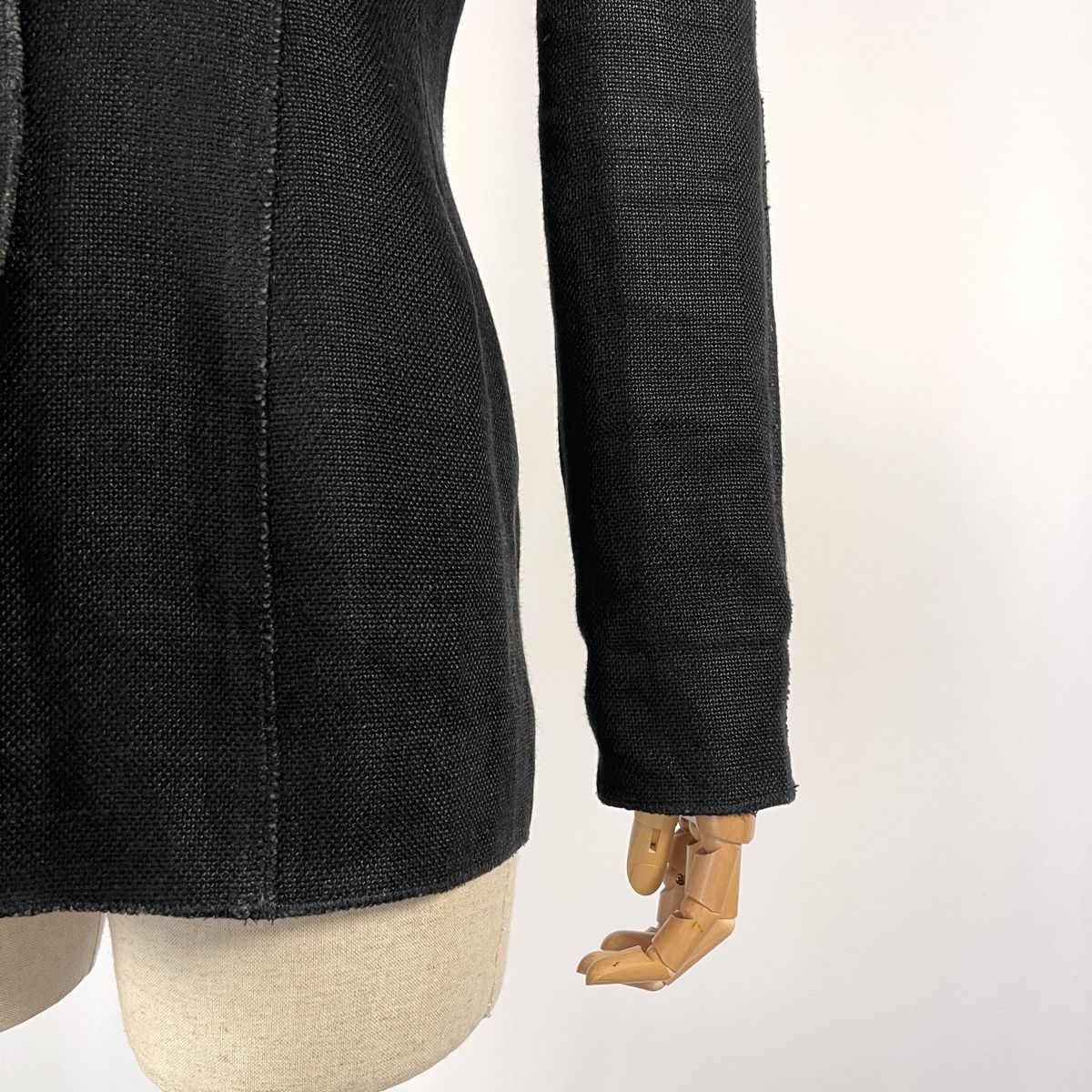 Balmain Jacken: BALMAIN Black Linen Women's Blazer – Neu (gemäss Beschreibung) aus Emmen von Nightingale_2022 2