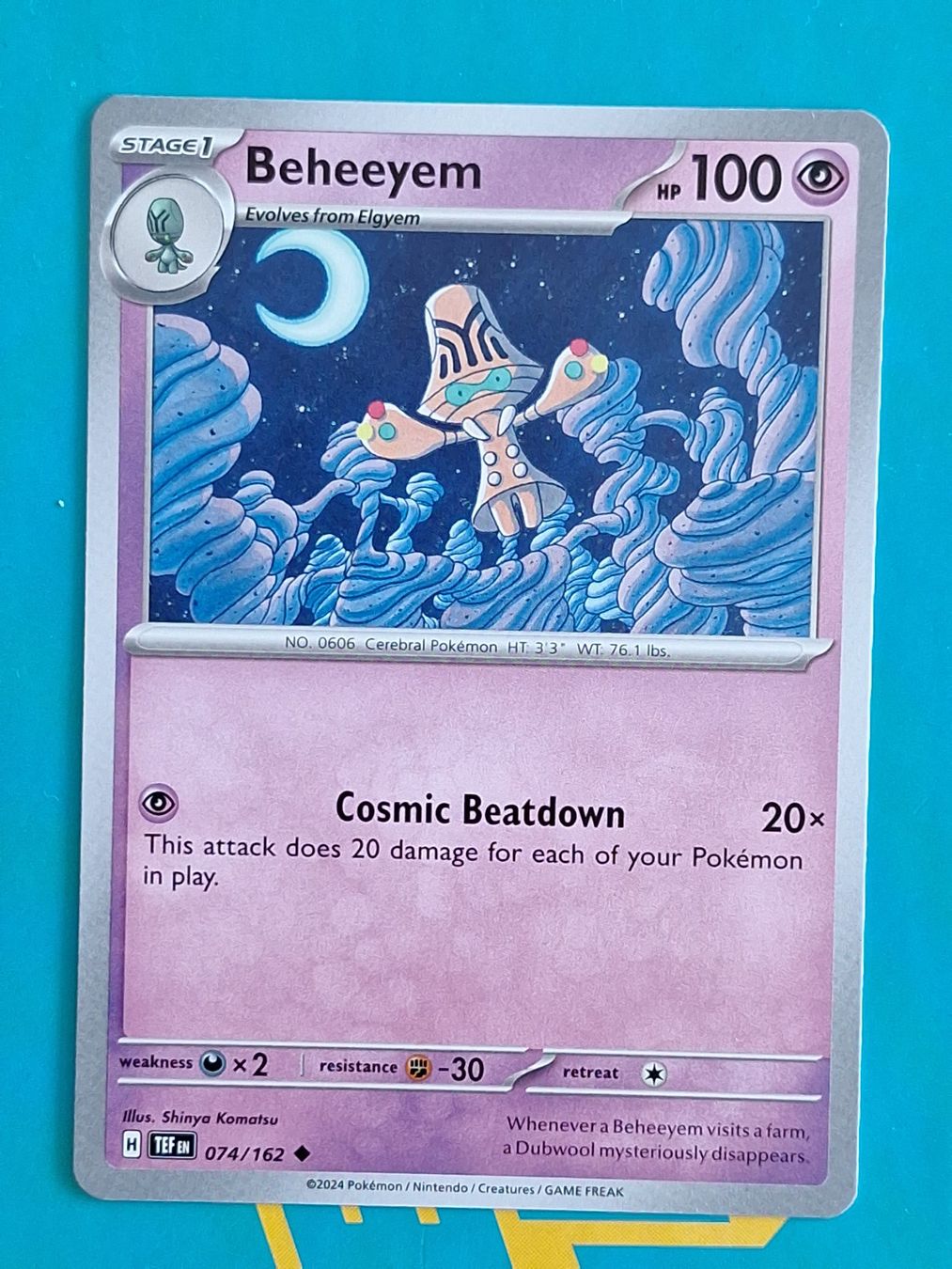 Pokémon Carte collezionabili: Beheeyem - Temporal Forces Pokemon - #7.1 – Usato da Altstätten SG venduto da GGsGameshop