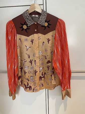 ME369 Damenbluse Grace Rodeo XS  neu,