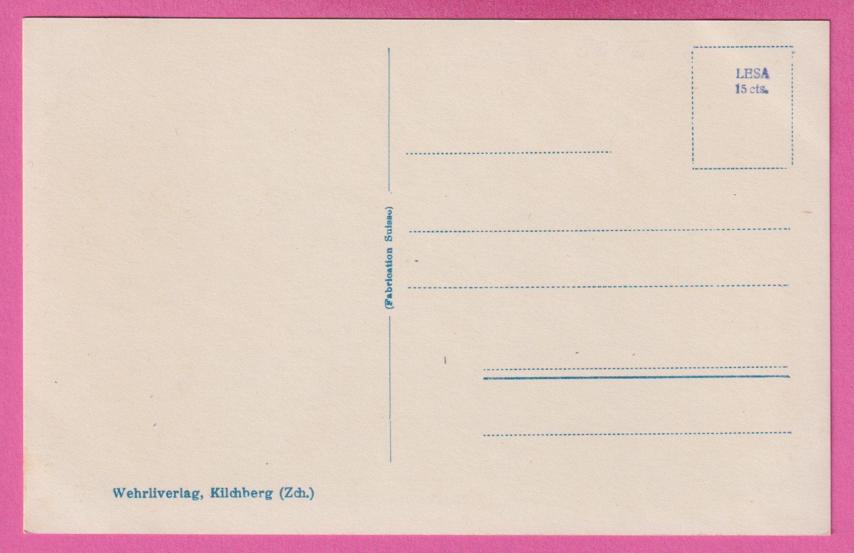 Cartoline postali: Kandersteg mit Blümlisalp – Usato da Einsiedeln venduto da dillie 1