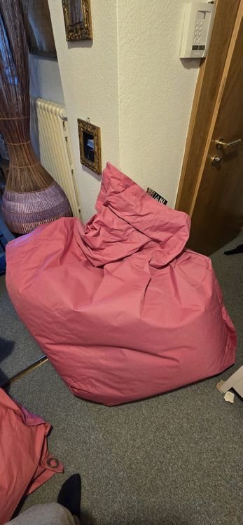 Sessel: Pouf géant rose type Fatboy, confort garanti, idéal chill! – Gebraucht aus Neuchâtel von ChristopheB82