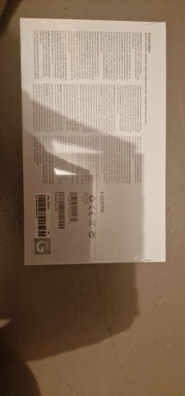 Console: Pack Google Stadia Premiere Edition Manette + Chromecast 4k – Nuovo e nell'imballaggio originale da Develier venduto da lelie21 1