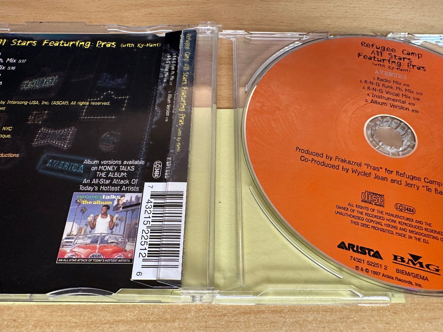 CDs: Refugee Camp All Stars Featuring Pras With Ky-Ma - Single CD – Gebraucht aus Rikon im Tösstal von Alpenmutz 1