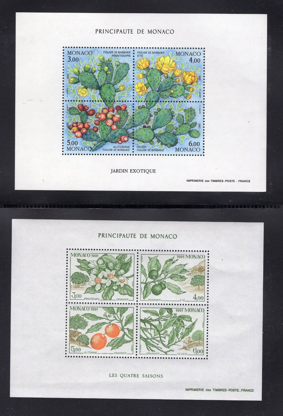 Alle Briefmarken: R5199  /  MONACO 13 blocs neufs XX – Neu (gemäss Beschreibung) aus Ste-Croix von MONT-TAGNAC