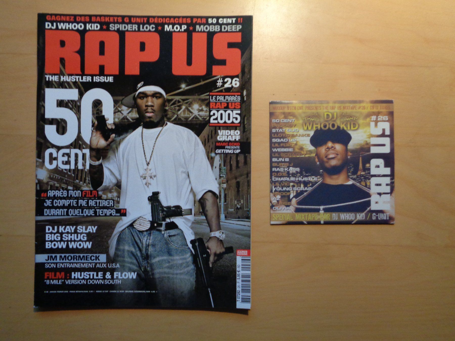 CD: Rap US janvier 2006 50 Cent MOP Mobb Deep 8 Mile + CD – Usato da Romainmôtier venduto da Oaxaca9