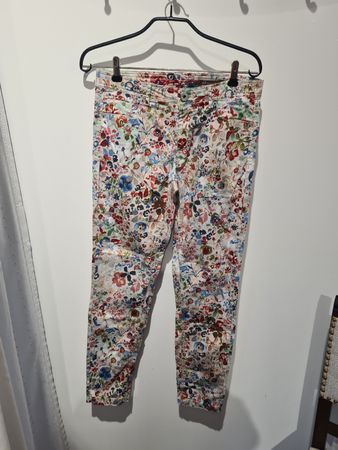 Raffaello Rossi Sommer-Hose mit Blumenmuster, Gr. 36