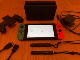 Nintendo Switch Konsole mit Zubehör - Top Zustand