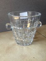 Seau à glace en cristal à facettes taillées