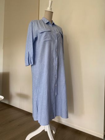 Robe chemise lin et coton taille 34