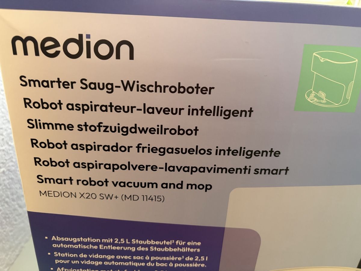 Medion Aspirateurs & Accessoires: Aspirateur robot laveur – Neuf avec emballage d'origine à Delémont par amo_jx5x 1