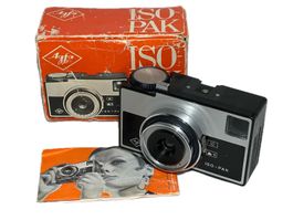 Agfa Iso-Pak Kamera mit Originalverpackung und Anleitung