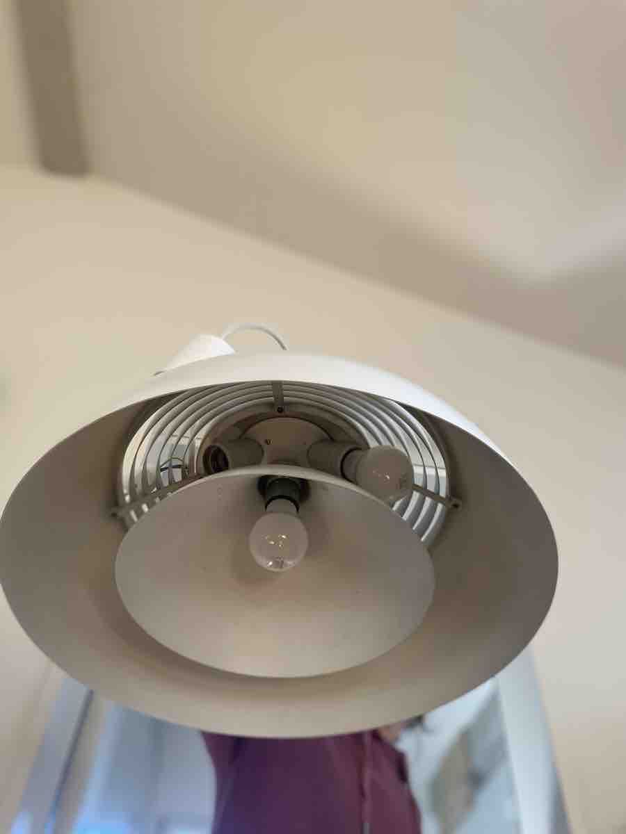 Lampadari & plafoniere: Deckenleuchte weiss Metall dänisches Design – Usato da Bern venduto da luzu 1