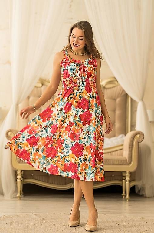 Kleider: Wunderbares buntes sommerKleid S neu – Gebraucht aus Mägenwil von VintageGirly