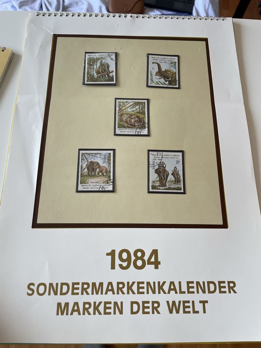 Album: Sondermarkenkalender 1984 - Briefmarkensammlung – Usato da Wädenswil venduto da VintageSalesCH