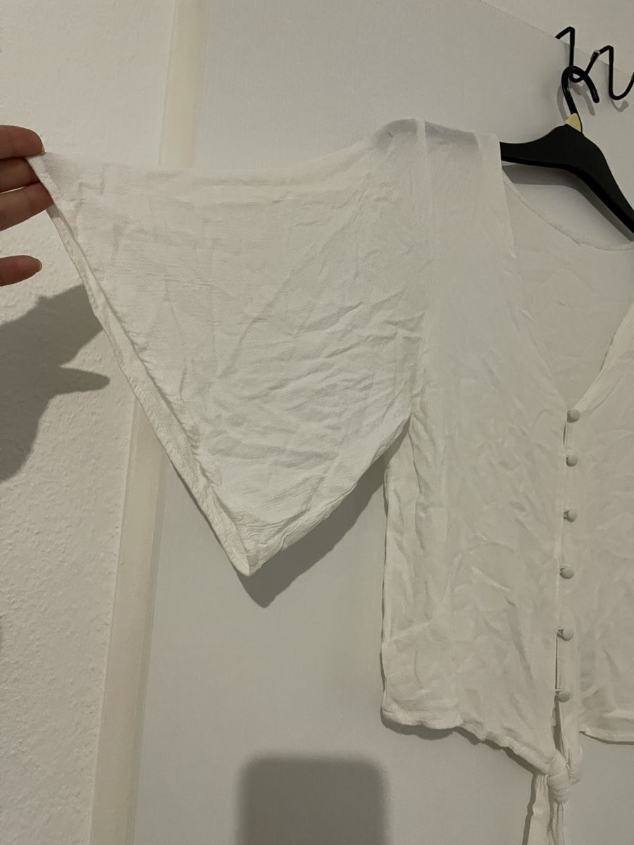 Camicette: Leichte Sommerbluse, weiss, Grösse Fit M/S – Nuovo (secondo la descrizione) da Wetzikon ZH venduto da man_7mn7 4