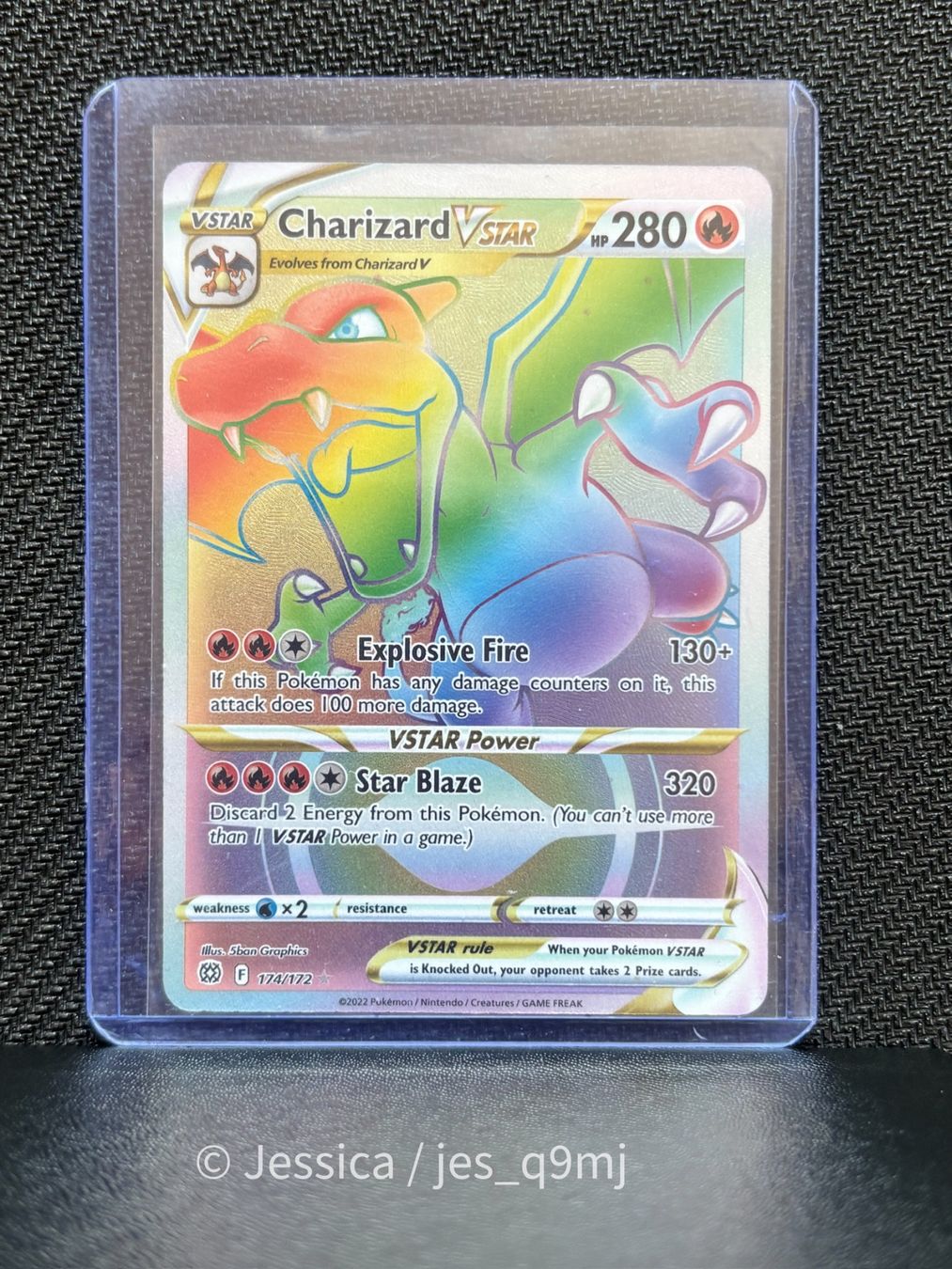 Pokémon Carte collezionabili: Charizard Vstar (F E 174/172) – Nuovo (secondo la descrizione) da Herisau venduto da jes_q9mj