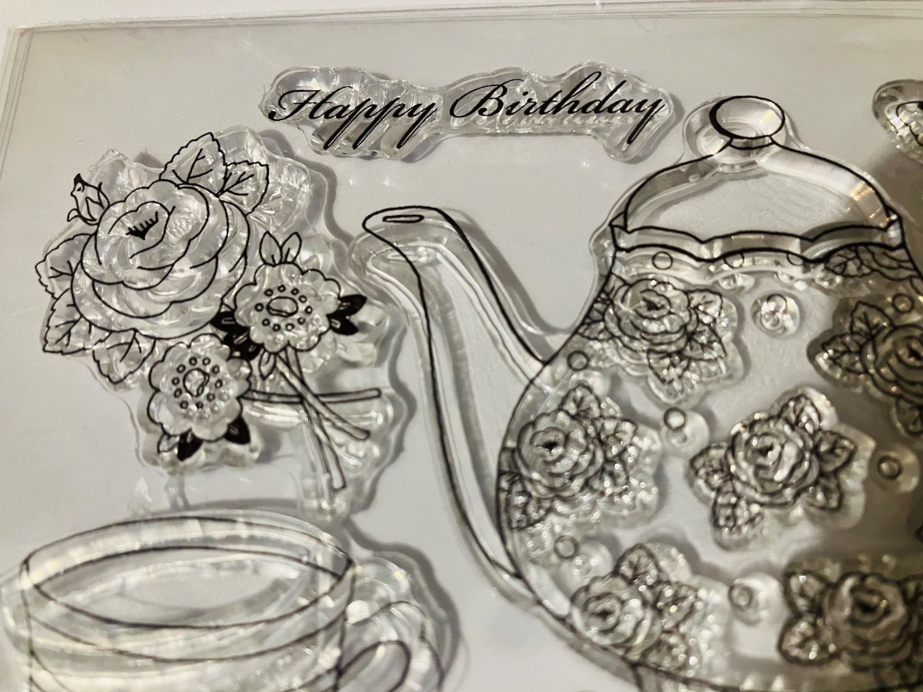 Timbri: Neues Set Motivstempel Afternoon Tea – Nuovo e nell'imballaggio originale da Effretikon venduto da wenuss 2