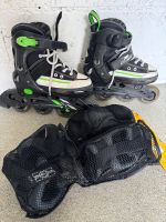 Kinder Rollschuhe inkl. Schutzausrüstungsset