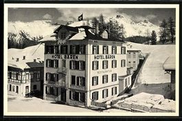 St. Moritz, Winterpartie am Hotel Bären