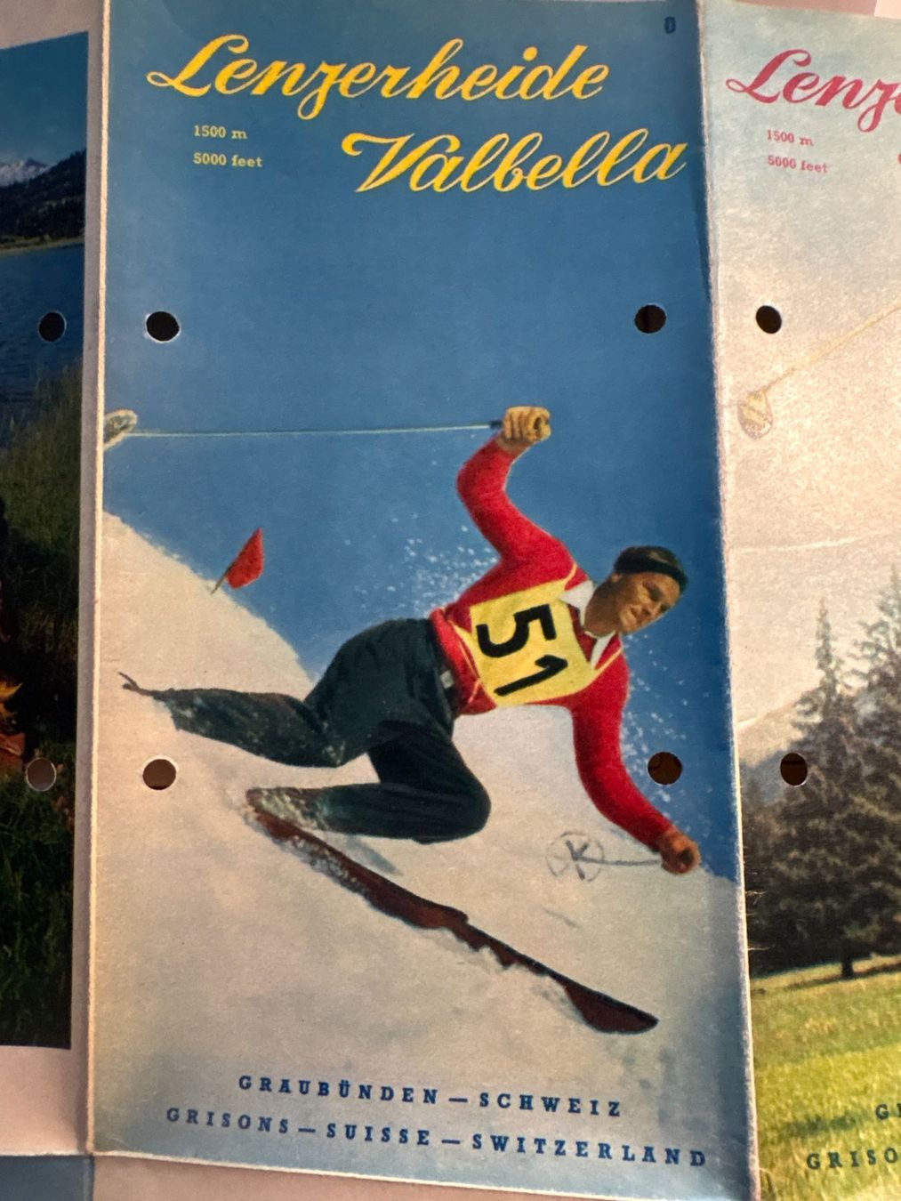 Documenti: antiker Prospekt Graubünden Valbella/Lenzerheide – Usato da Ibach venduto da lisch3 1