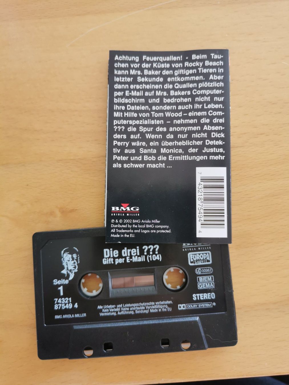 Musicassette: Die drei ??? - Gift per E-Mail - (104) – Usato da St.Gallen venduto da Tamal0204 1