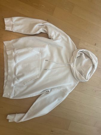 Kapuzenpullover weiss mit Kängurutasche gebrauchte