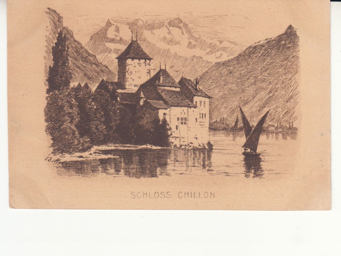 Ansichtskarten: Chillon ca. 1920 – Gebraucht aus Bürglen TG von StampGraf