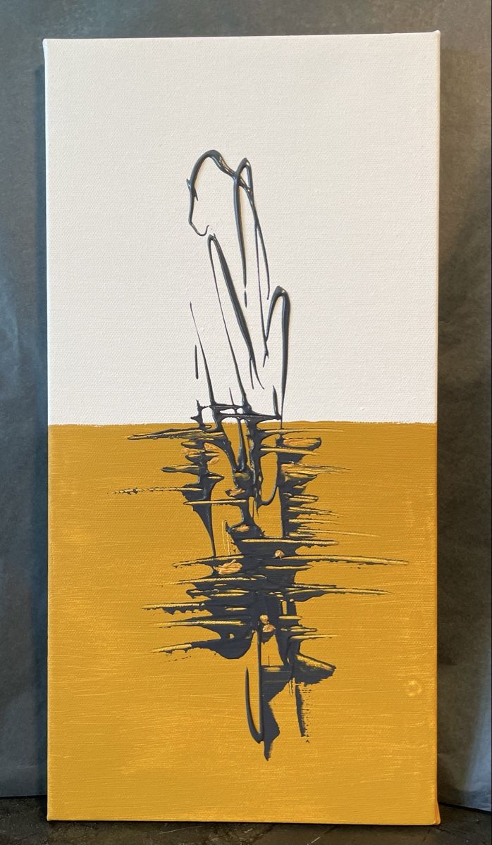 Dipinti: "Flow" Acryl auf Leinwand – Nuovo e nell'imballaggio originale da Basel venduto da Gundeli-25