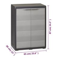 Gartenschrank Outdoor Aufbewahrung Kunststoff
