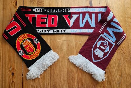 Manchester United vs. West Ham Schal Fussball Fan ManU 2019