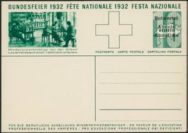 1932 - Pro Patria - Bundesfeierkarte - Entwertet