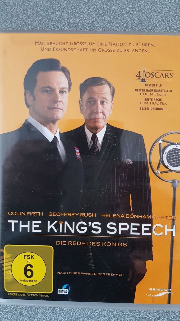 Tutti i DVDs: DVD The King's Speech - 1DVD Version – Usato da Oetwil am See venduto da fineli2