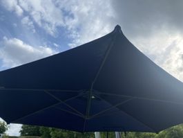Schatten spendender Sonnenschirm BAGGÖN 250cm dunkelblau, 10