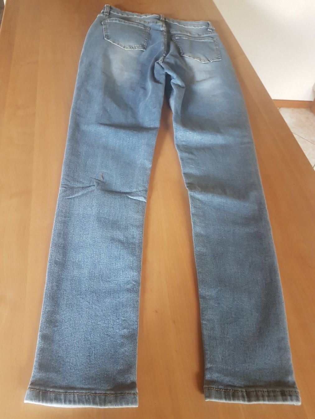Jeans: Pantalon jeans bleu taille S 85% coton – Usato da Villiers venduto da san_jn5w 6