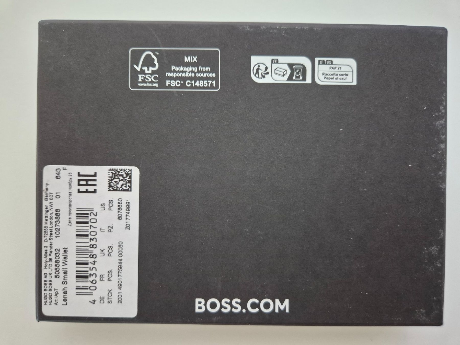 Hugo Boss Portamonete: Hugo Boss Lenah Small Wallet - Damengeldbörse – Nuovo e nell'imballaggio originale da Stein am Rhein venduto da Mrplow 3