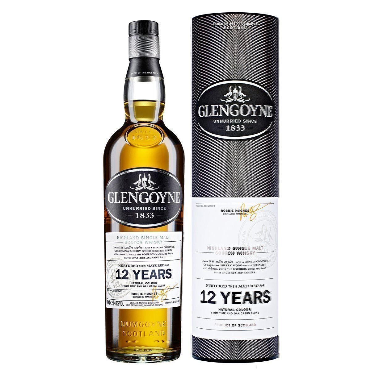 Glengoyne Bevande alcoliche: Glengoyne 12 y – Nuovo e nell'imballaggio originale da Le Locle venduto da drinkshop 1