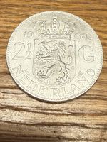 Niederlande 2.5 Gulden 1966 Juliana Silbermünze 15g