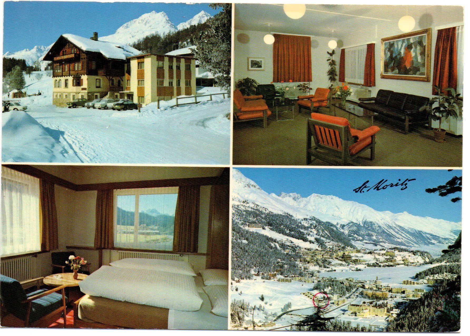 Cartes postales: ST. MORITZ Hotel Nolda bei Signalbahn - Auto – Neuf (Voir description) à Jona par philajona