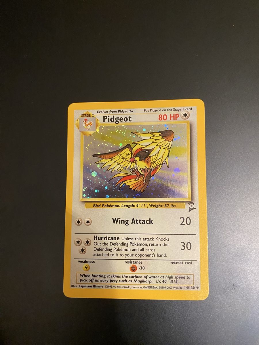 Pokémon Sammelbilder & Trading cards: Pidgeot Holo Base set 2  – Gebraucht aus Zürich von ico_9ych