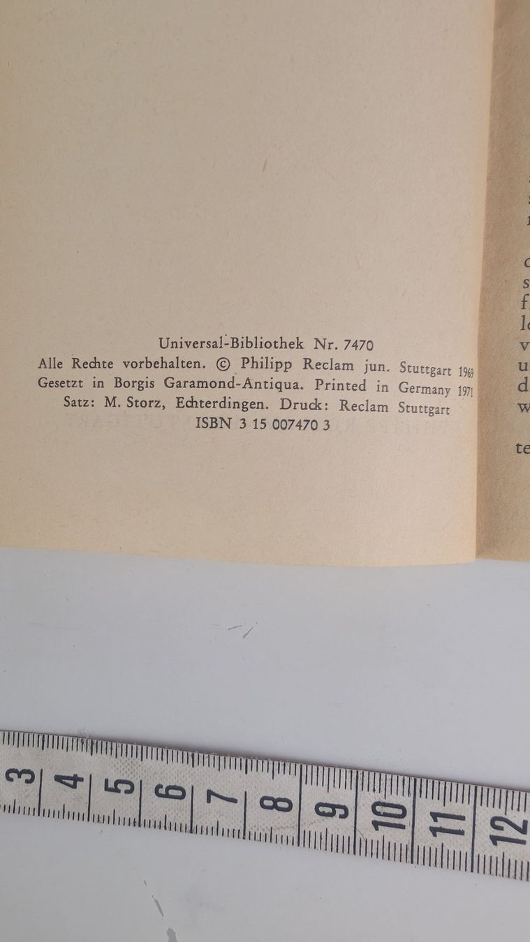 Libri: Gottfried Keller - Kleider machen Leute, Reclam, 1971 – Usato da Zürich venduto da axolottchen 2