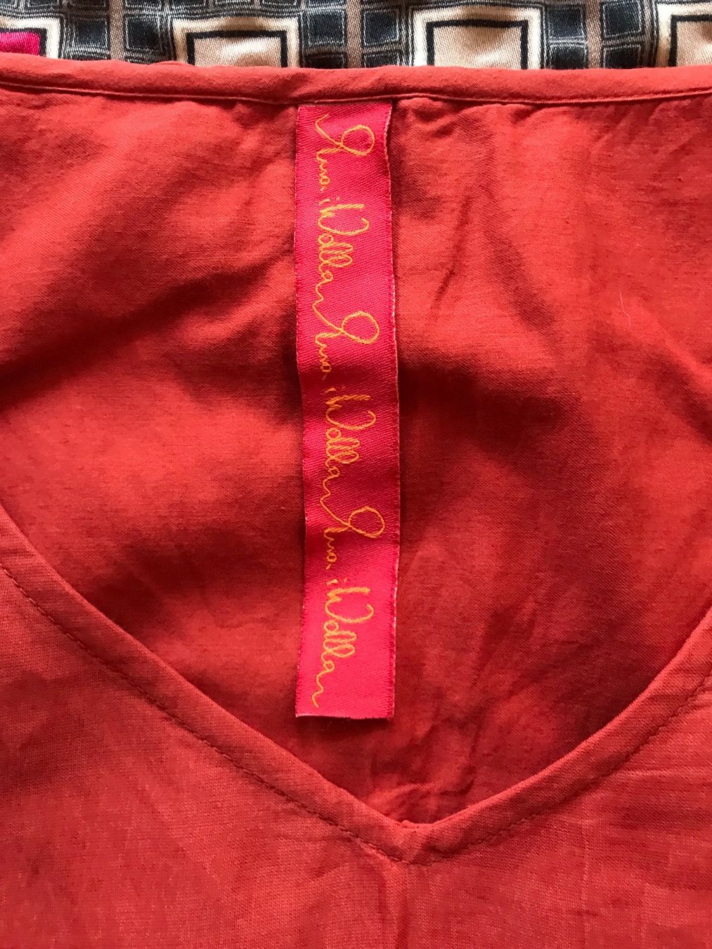Ewa I Walla Tuniche: Tunique EWA I WALLA, taille S, 100% coton, orange corail – Nuovo (secondo la descrizione) da Morges venduto da sandy069 5