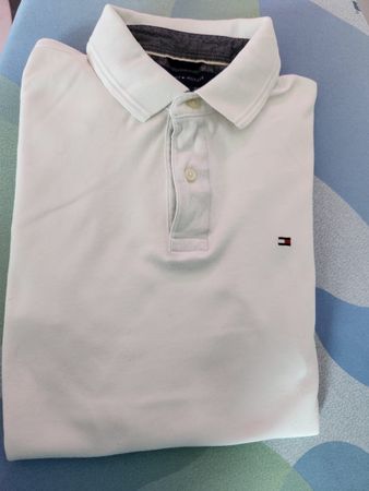 Tommy Hilfiger Poloshirt weiss Gr. M Frühling Sommer